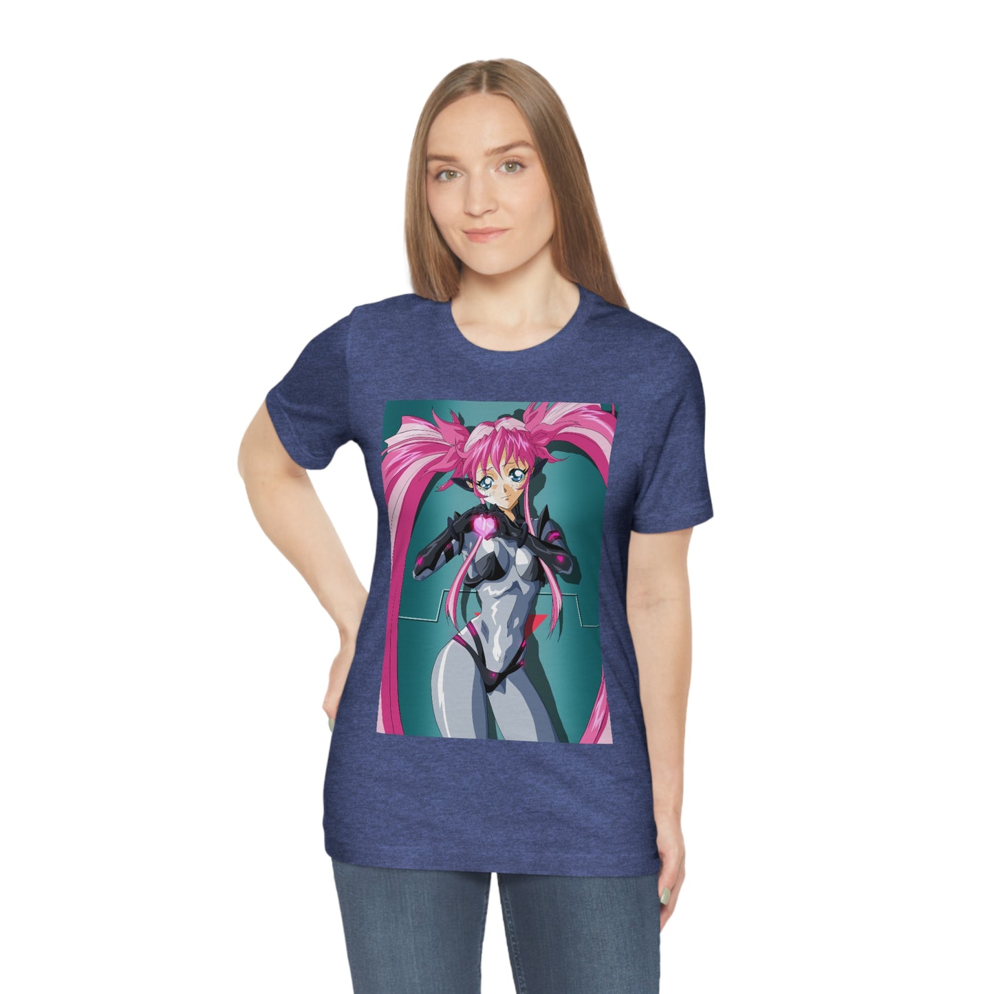 Yuimei hearts you just a little Unisex Jersey Short Sleeve Tee