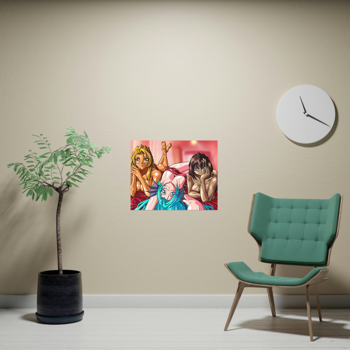 Sexy Freya, Aquarius and Osiris Horizontal Matte Poster