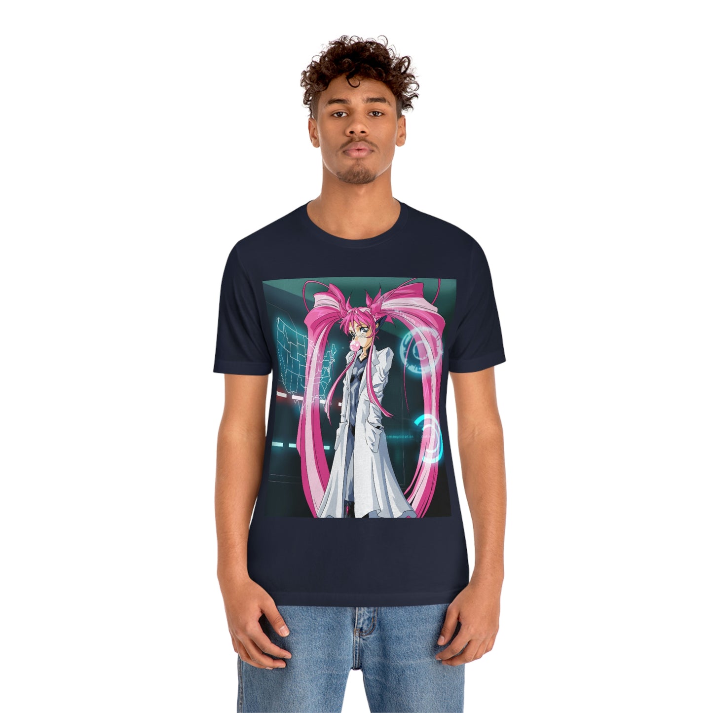 Yuimei definitely not plotting world domination Unisex Jersey Short Sleeve Tee