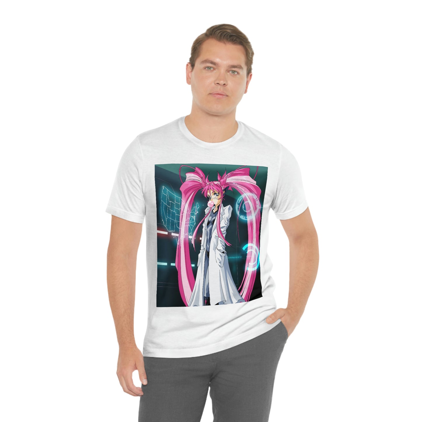 Yuimei definitely not plotting world domination Unisex Jersey Short Sleeve Tee