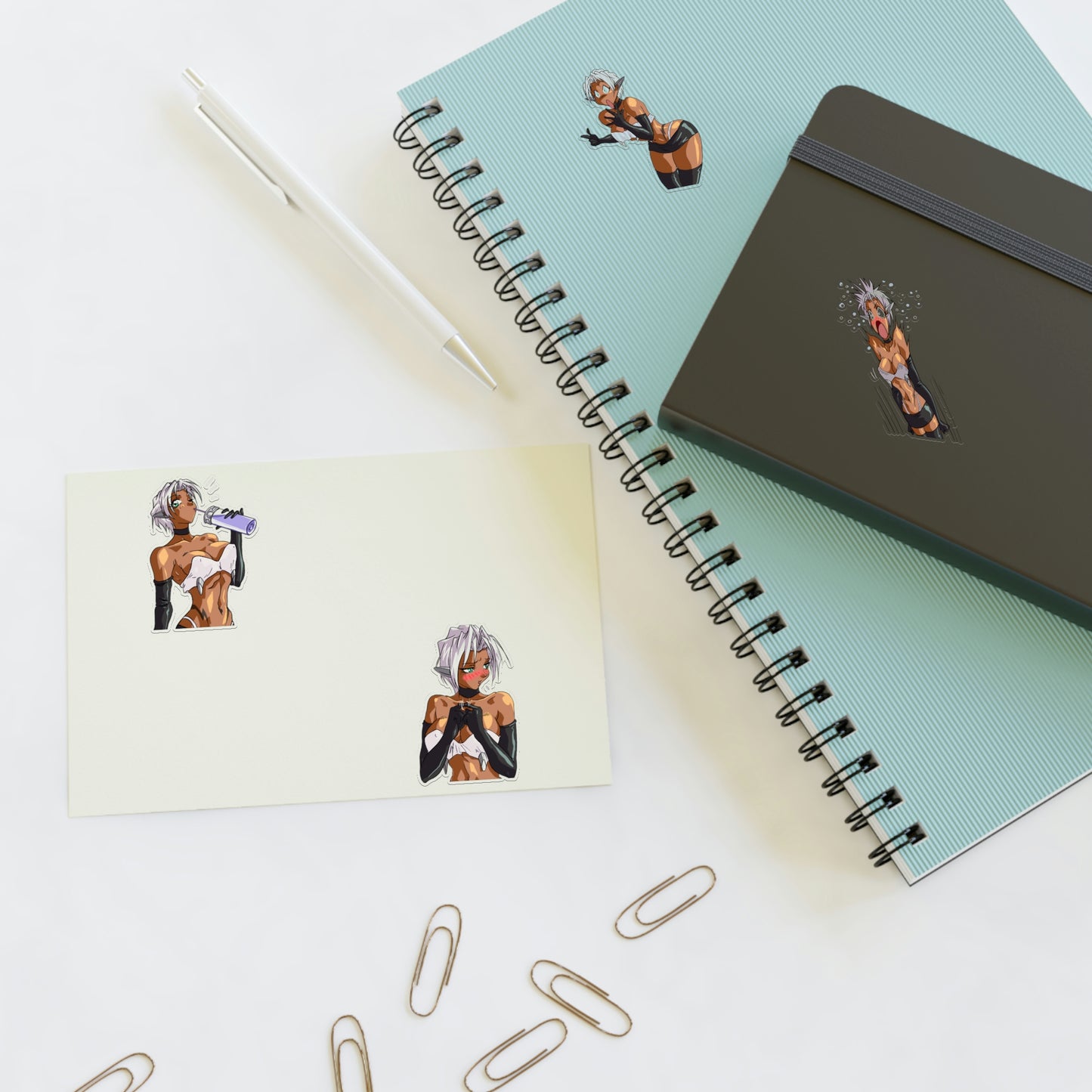 Misha cute and sexy Sticker Sheets