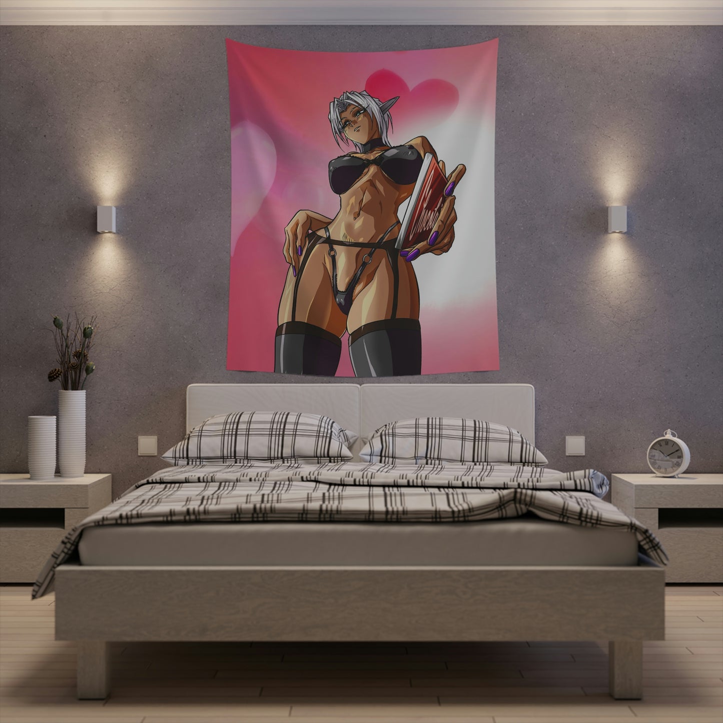 Valentines 2023 Misha sexy Wall Tapestry