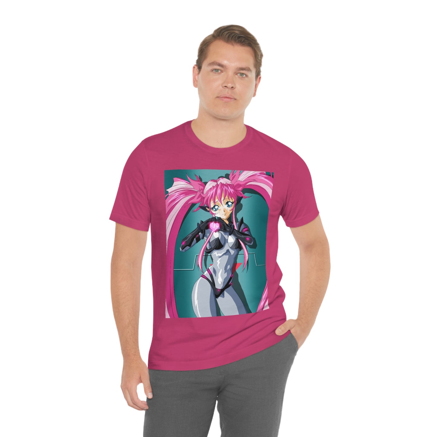 Yuimei hearts you just a little Unisex Jersey Short Sleeve Tee