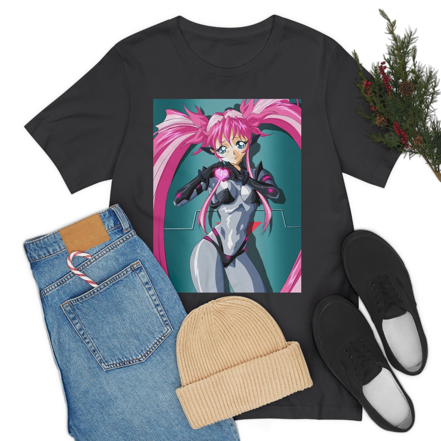 Yuimei hearts you just a little Unisex Jersey Short Sleeve Tee