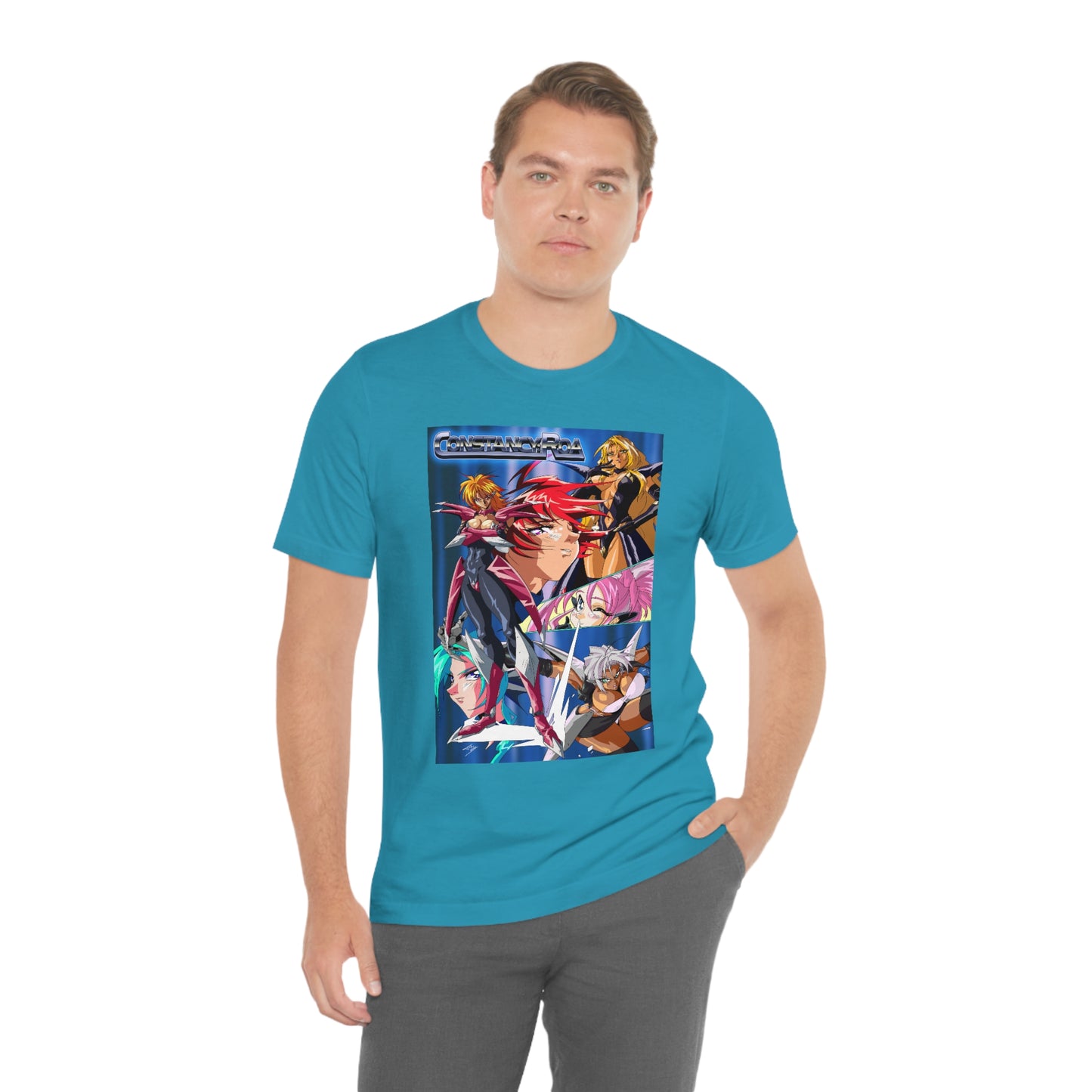 Constancy Roa poster art Unisex Jersey Short Sleeve Tee