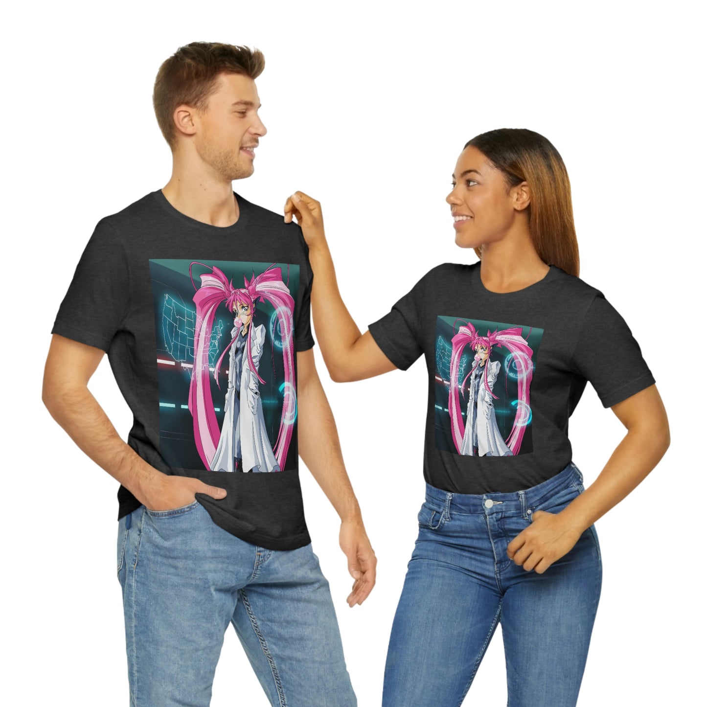 Yuimei definitely not plotting world domination Unisex Jersey Short Sleeve Tee