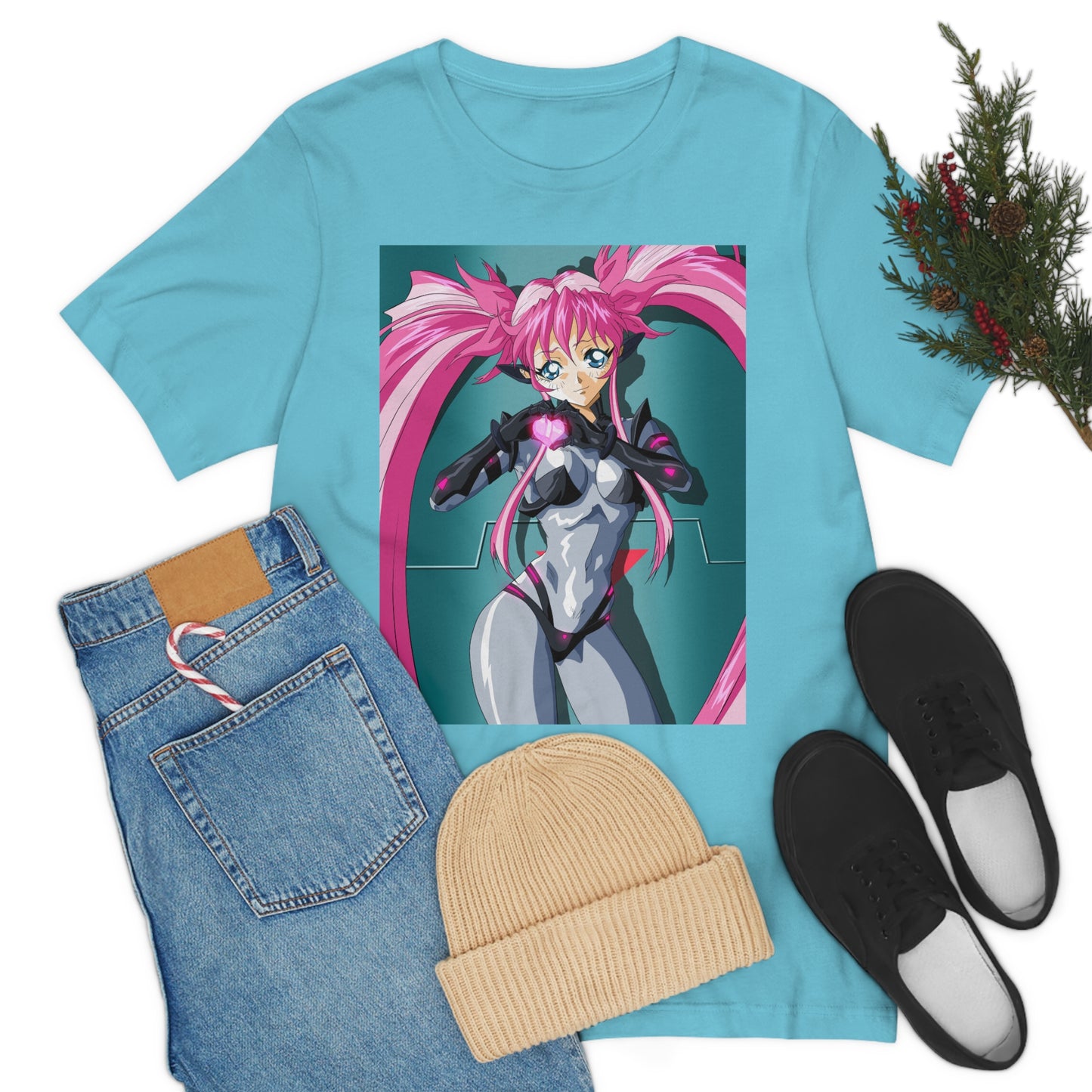 Yuimei hearts you just a little Unisex Jersey Short Sleeve Tee