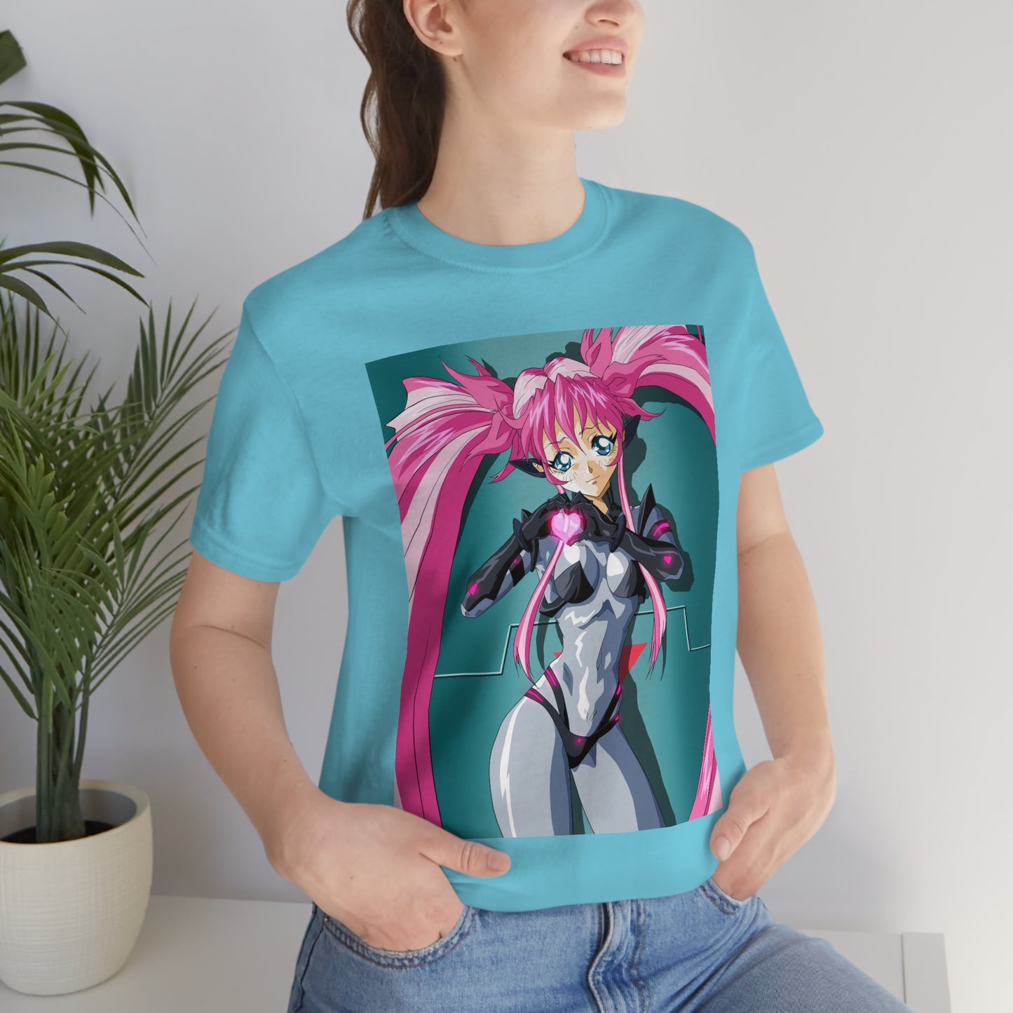 Yuimei hearts you just a little Unisex Jersey Short Sleeve Tee