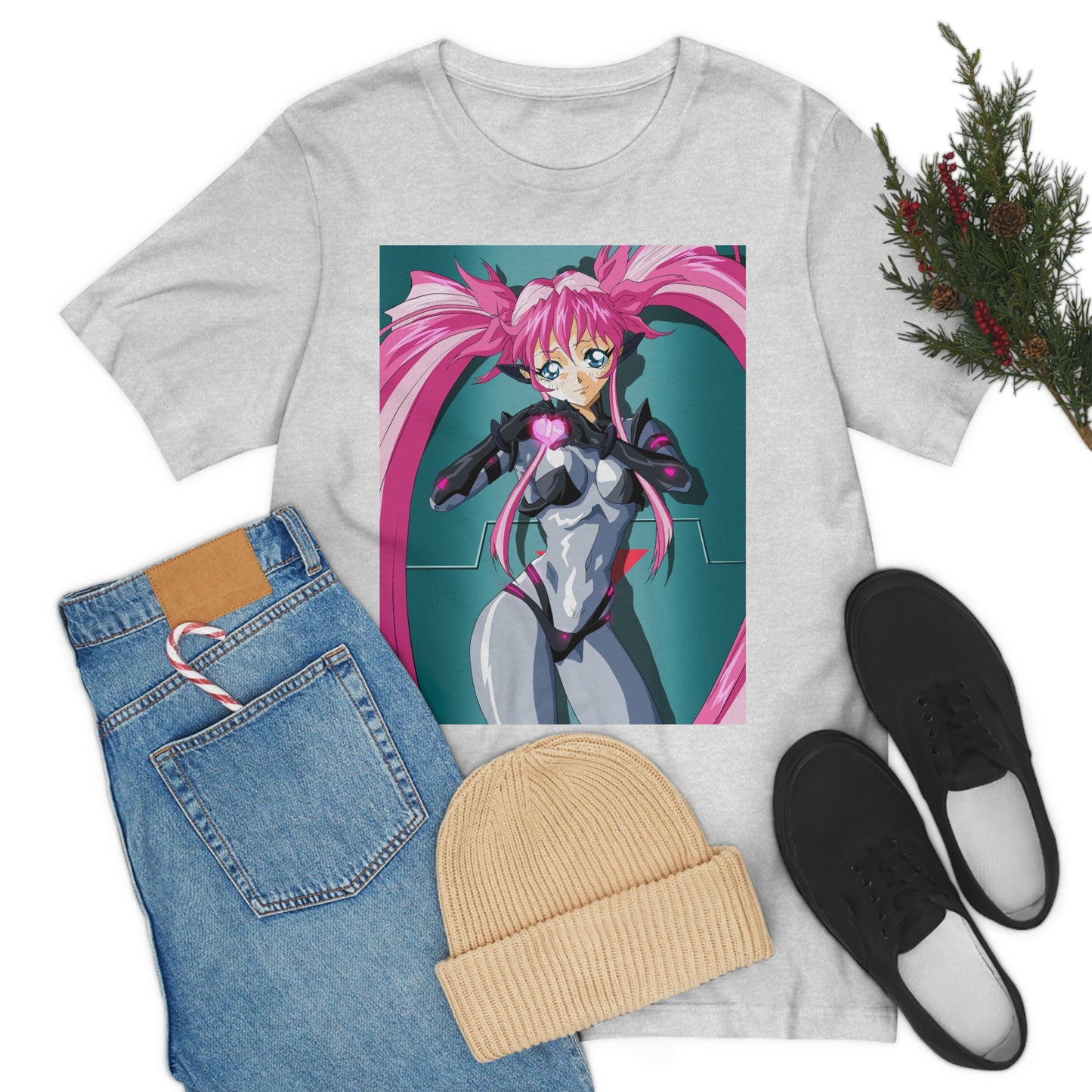 Yuimei hearts you just a little Unisex Jersey Short Sleeve Tee