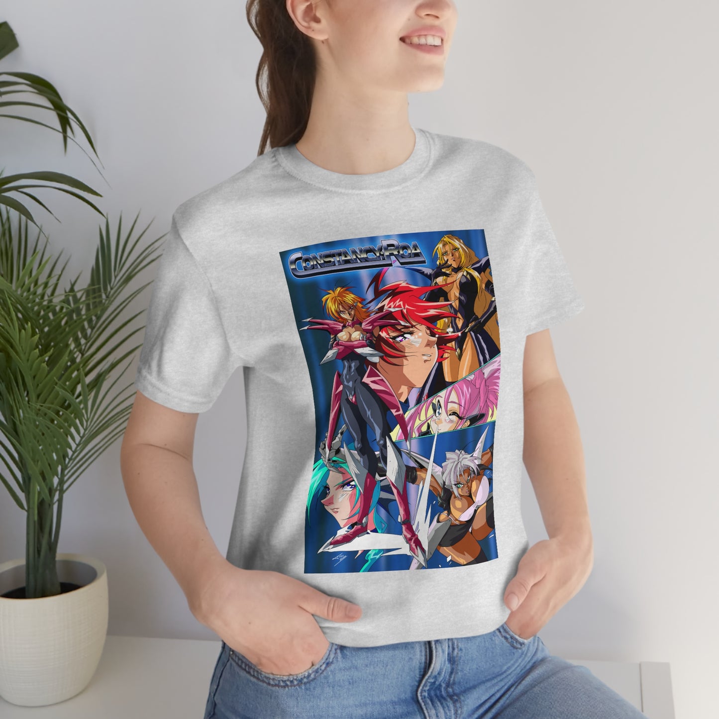 Constancy Roa poster art Unisex Jersey Short Sleeve Tee