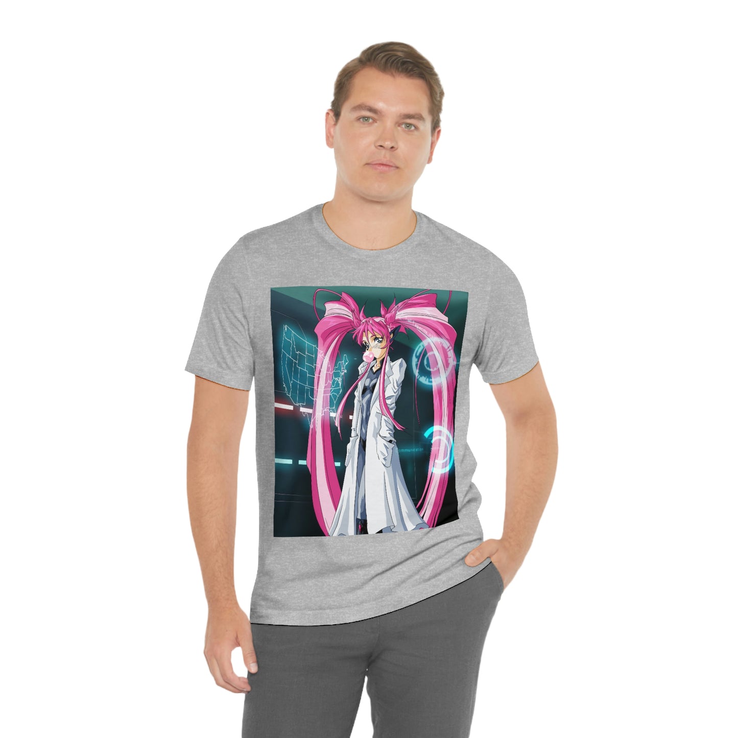 Yuimei definitely not plotting world domination Unisex Jersey Short Sleeve Tee