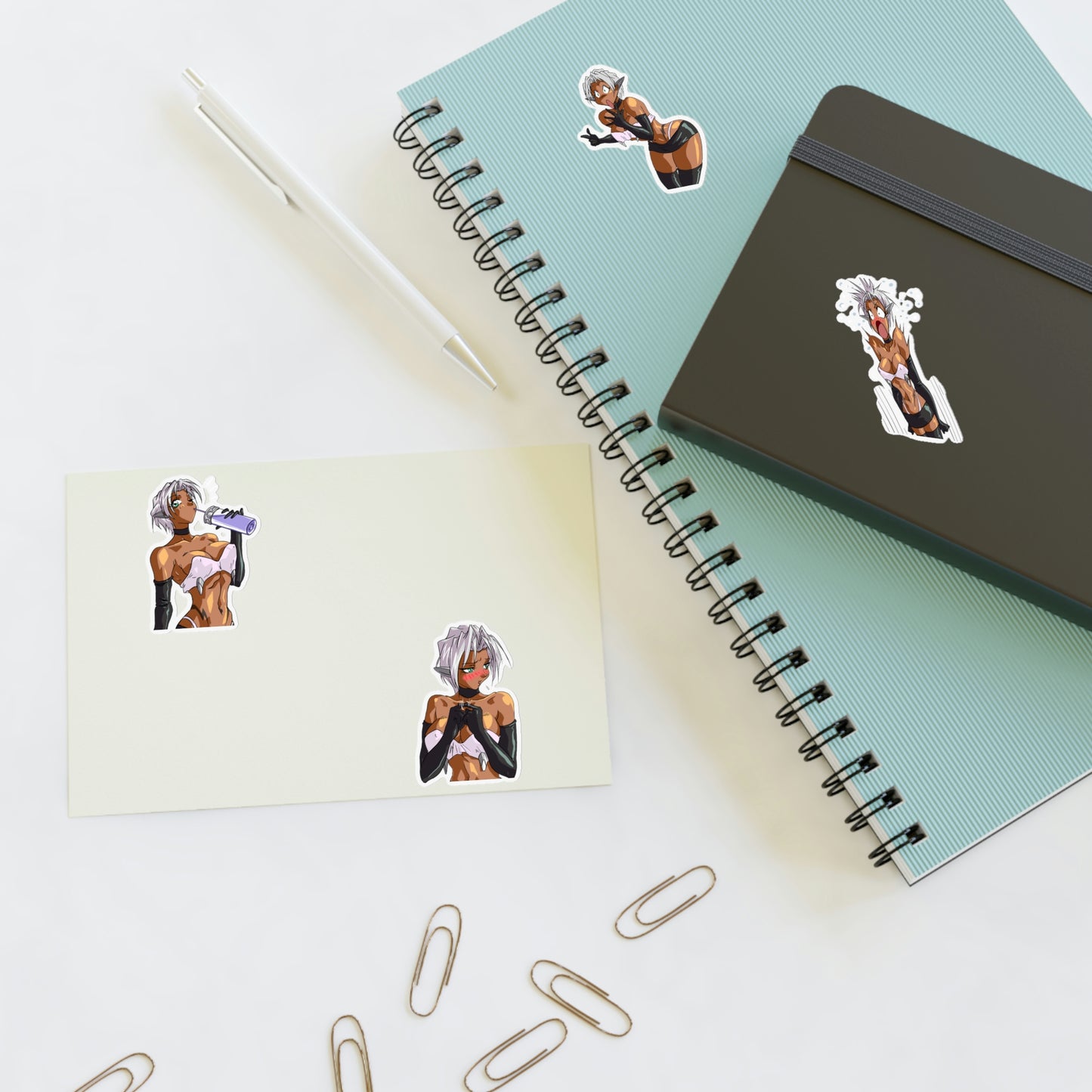 Misha cute and sexy Sticker Sheets