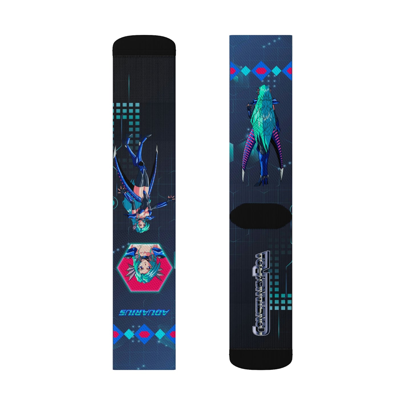 Elegant & Cool Aquarius Socks