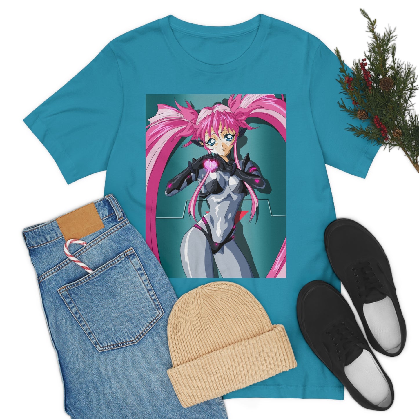 Yuimei hearts you just a little Unisex Jersey Short Sleeve Tee