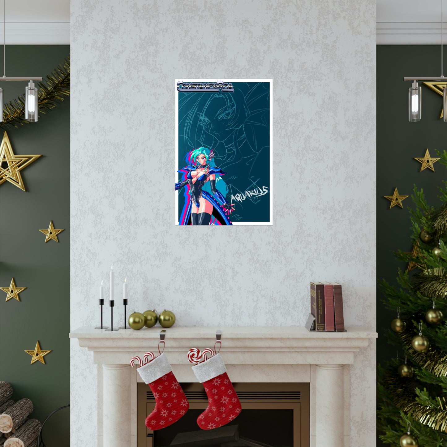 Aquarius artwork Premium Matte Vertical Posters