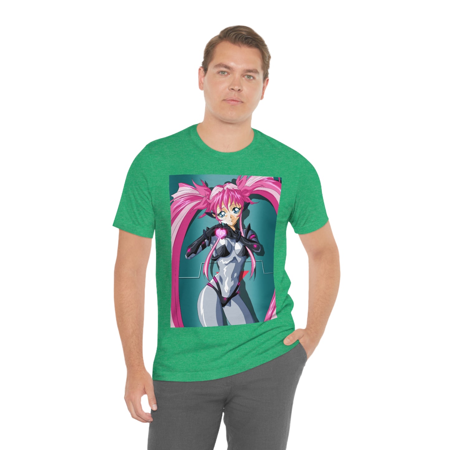 Yuimei hearts you just a little Unisex Jersey Short Sleeve Tee
