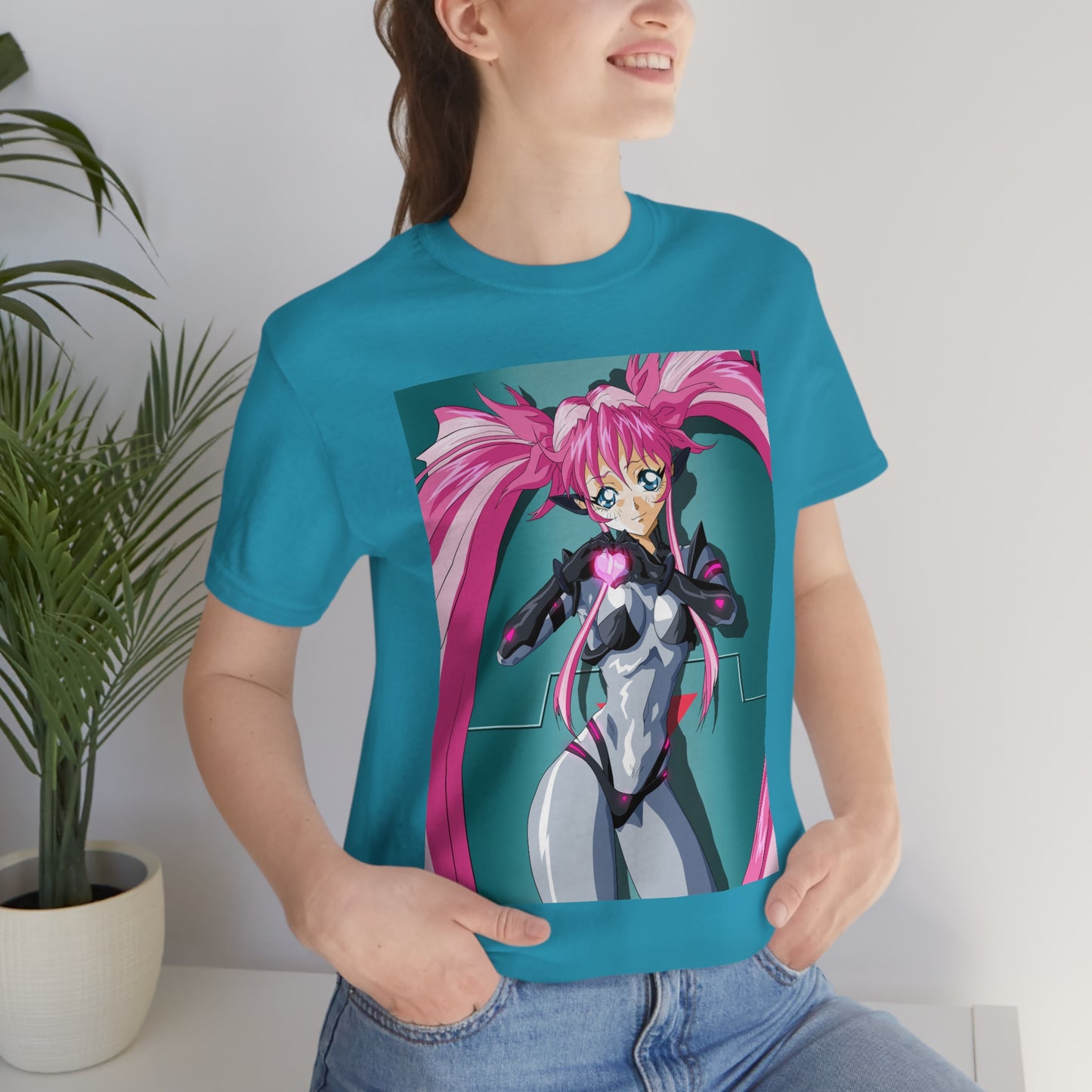 Yuimei hearts you just a little Unisex Jersey Short Sleeve Tee