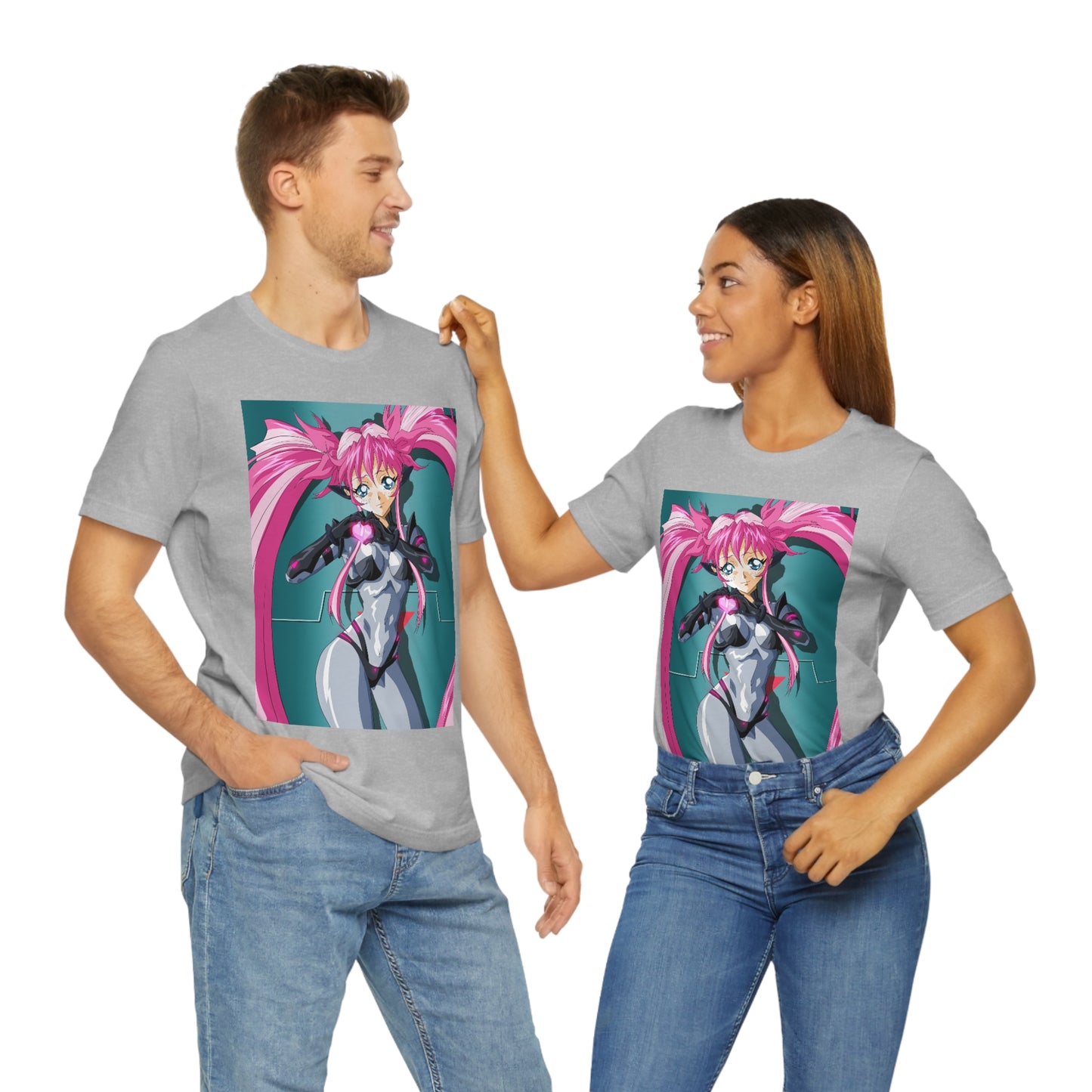 Yuimei hearts you just a little Unisex Jersey Short Sleeve Tee