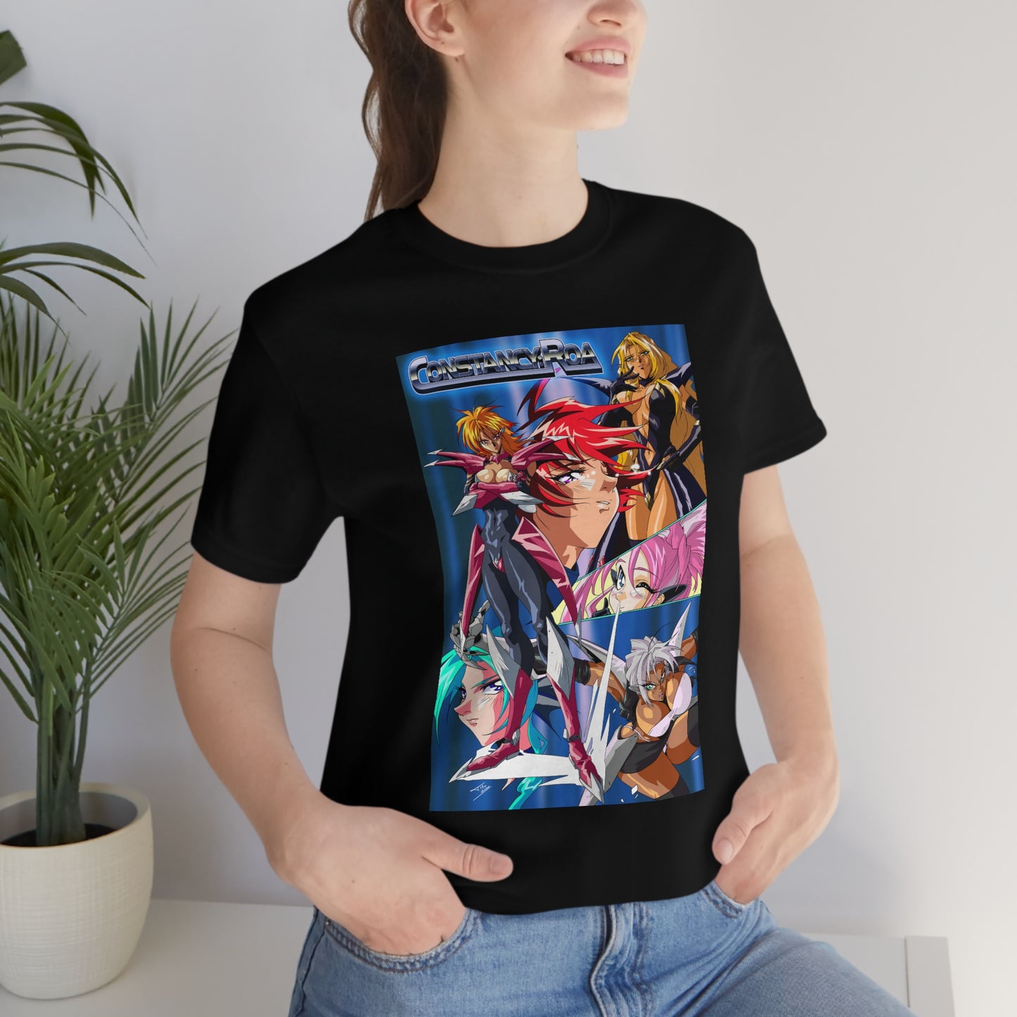 Constancy Roa poster art Unisex Jersey Short Sleeve Tee