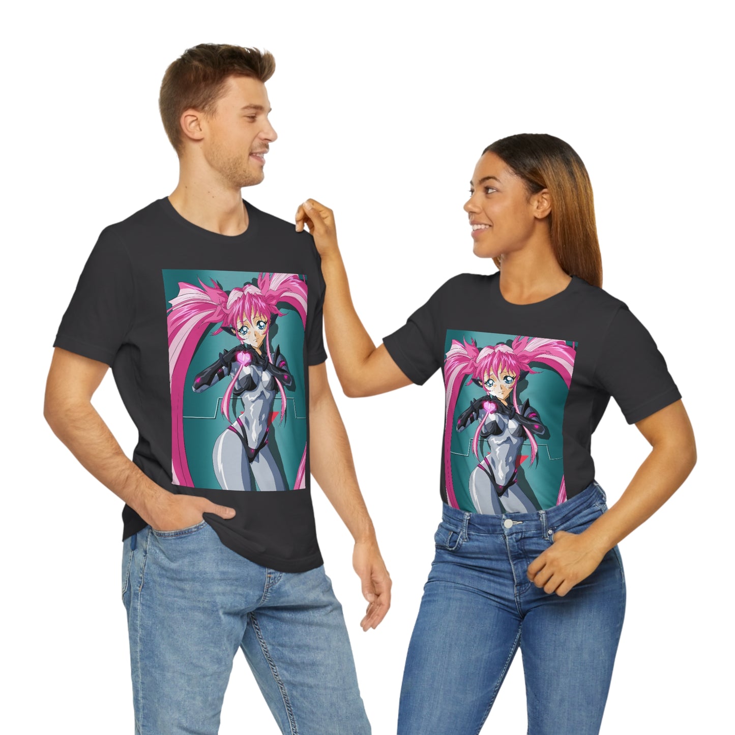 Yuimei hearts you just a little Unisex Jersey Short Sleeve Tee
