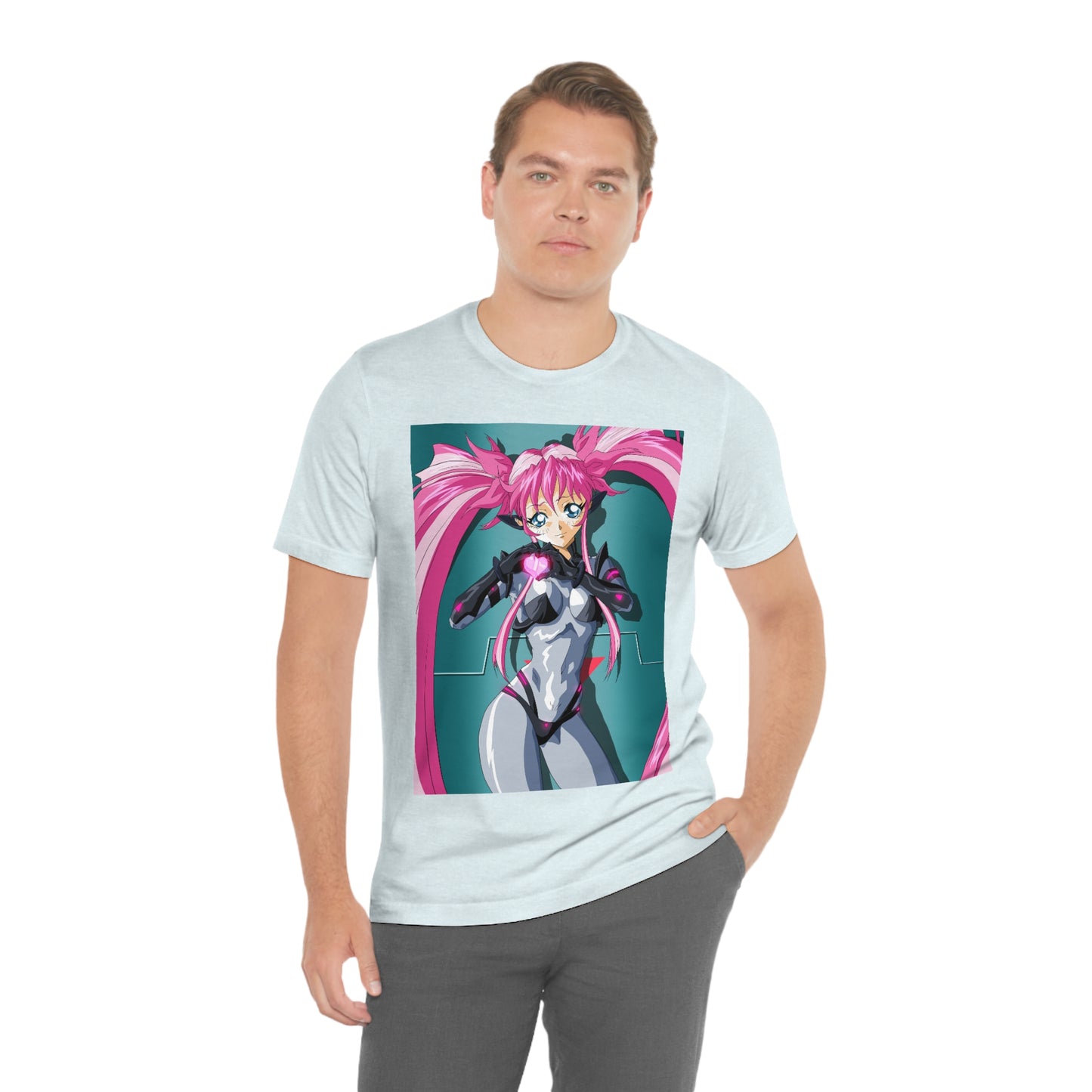 Yuimei hearts you just a little Unisex Jersey Short Sleeve Tee