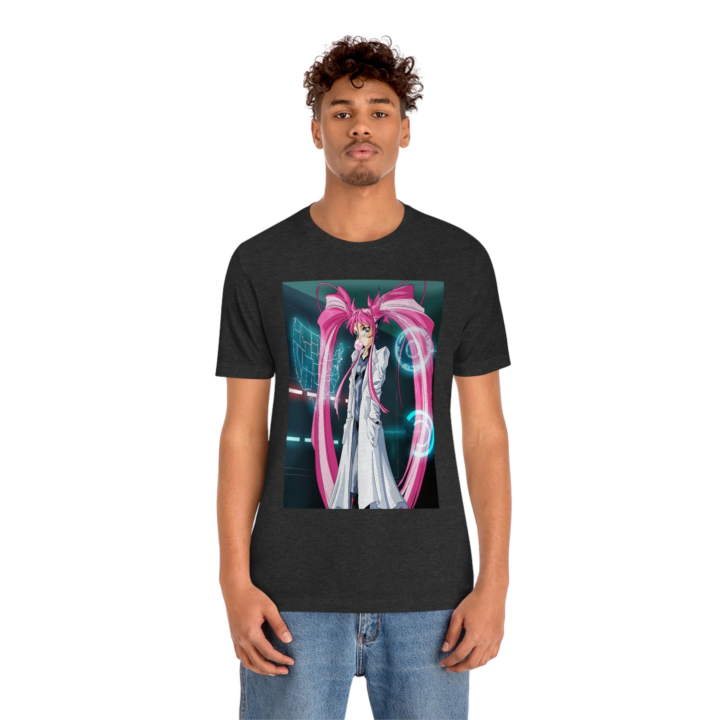 Yuimei definitely not plotting world domination Unisex Jersey Short Sleeve Tee
