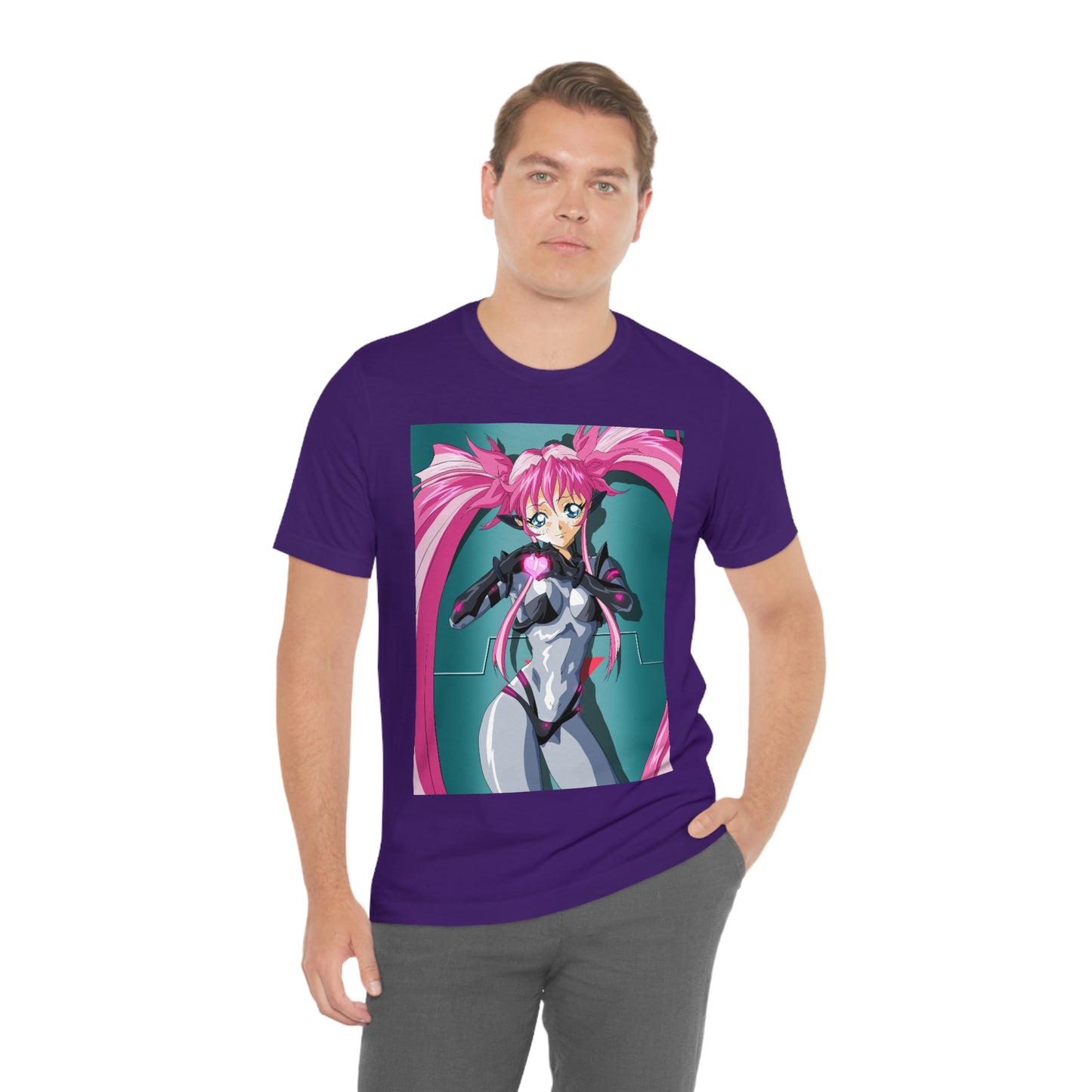 Yuimei hearts you just a little Unisex Jersey Short Sleeve Tee