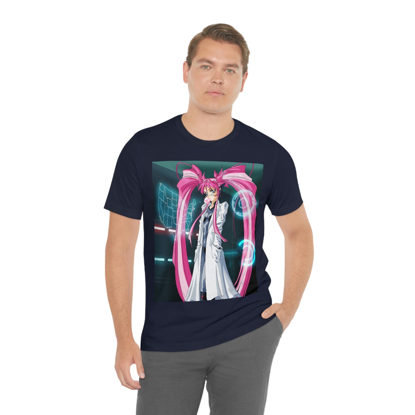 Yuimei definitely not plotting world domination Unisex Jersey Short Sleeve Tee