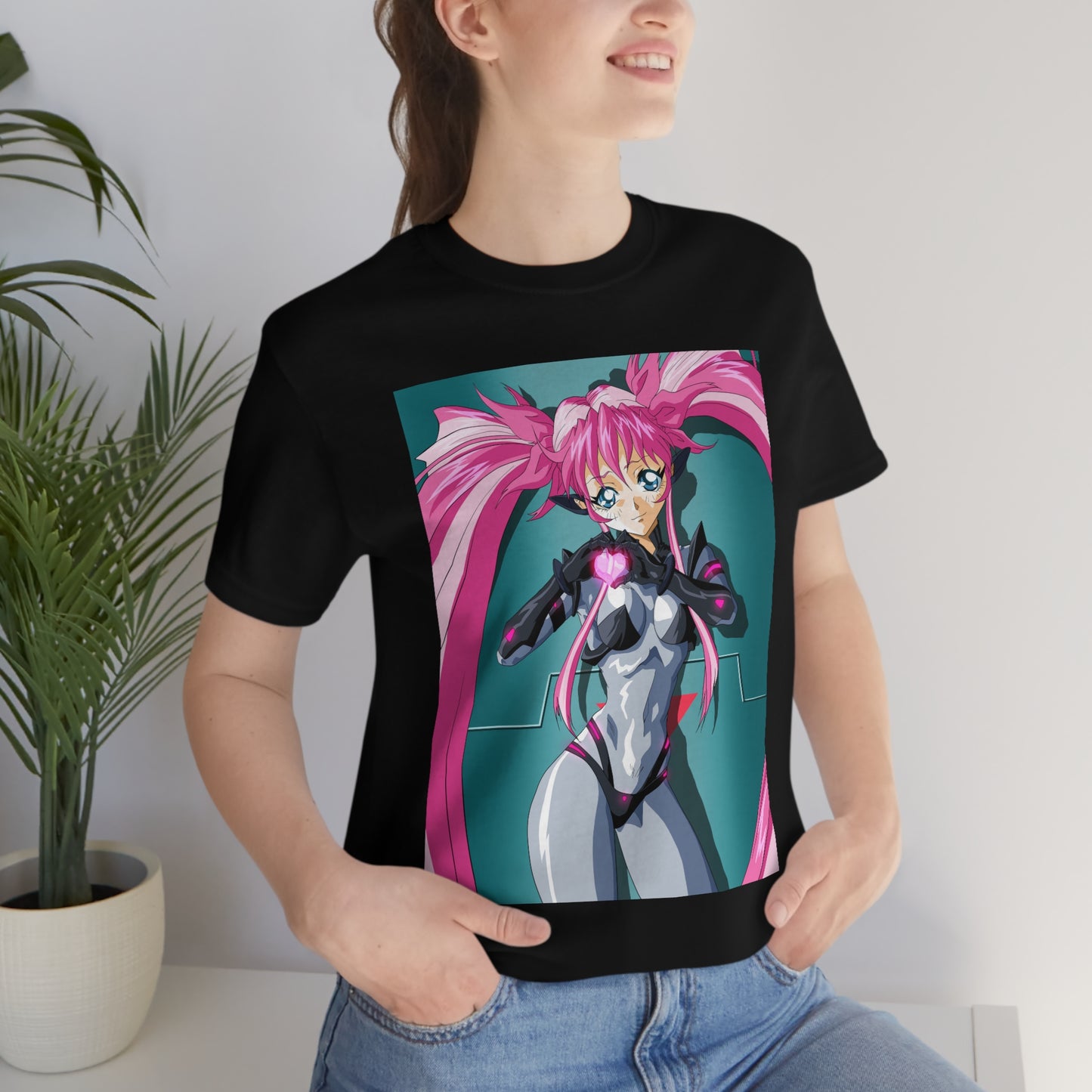 Yuimei hearts you just a little Unisex Jersey Short Sleeve Tee