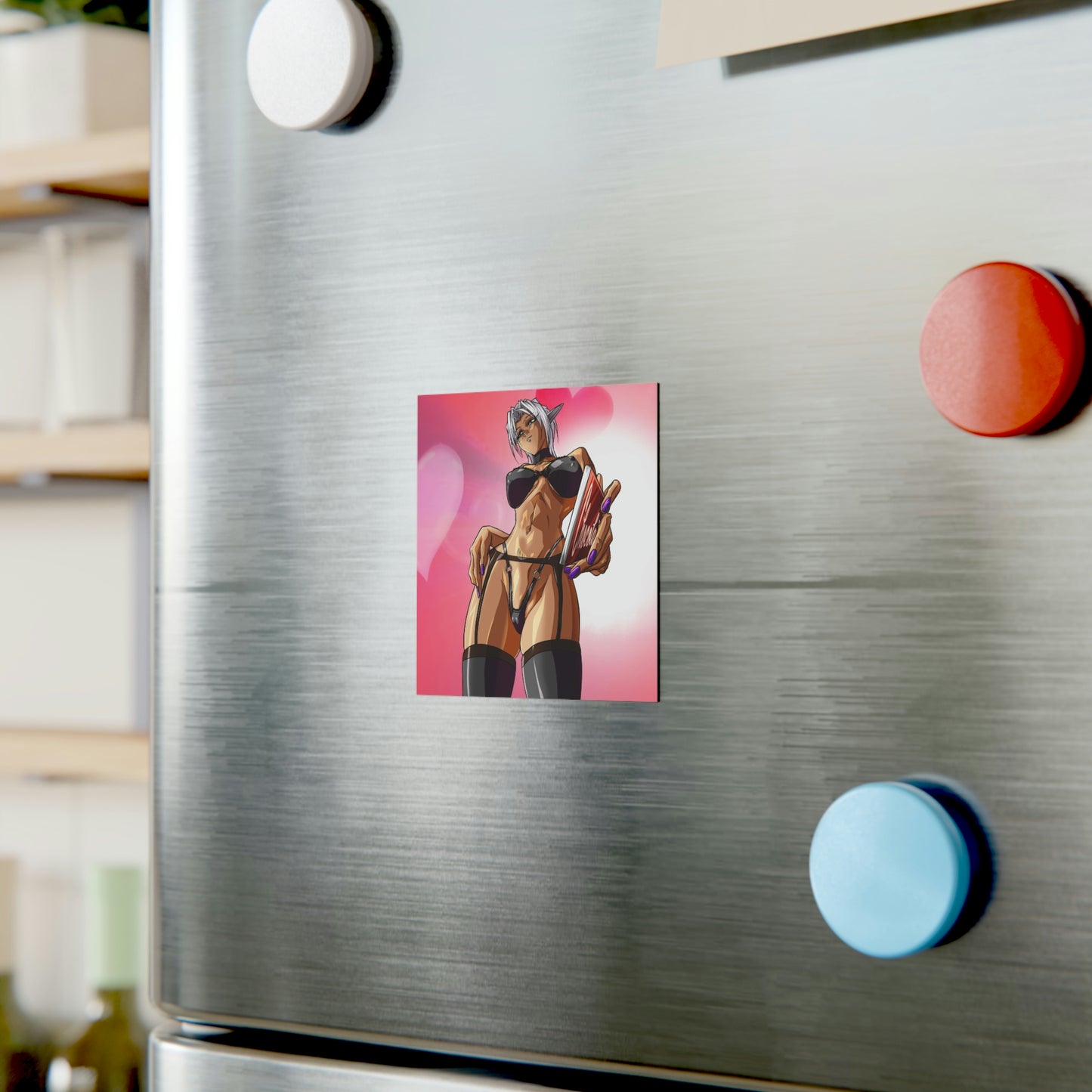 Valentines 2023 Misha Sexy Square Magnet