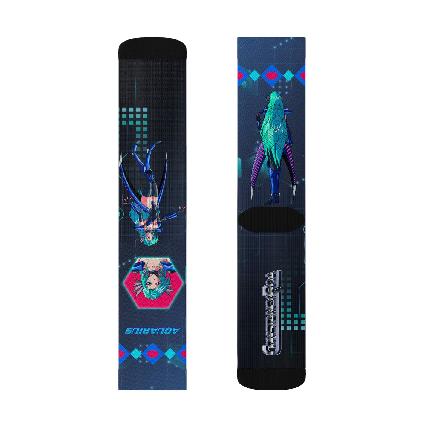 Elegant & Cool Aquarius Socks