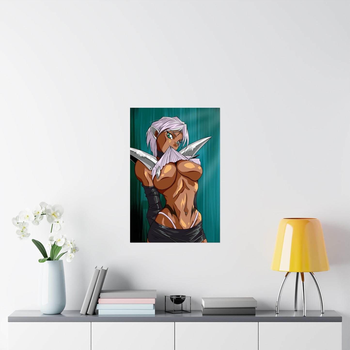 Misha sexy flirting Premium Matte Vertical Poster