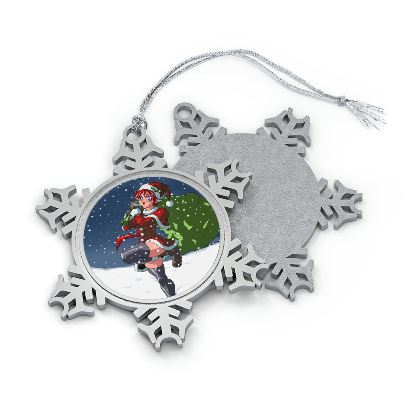 Santa Roa Pewter Snowflake Ornament