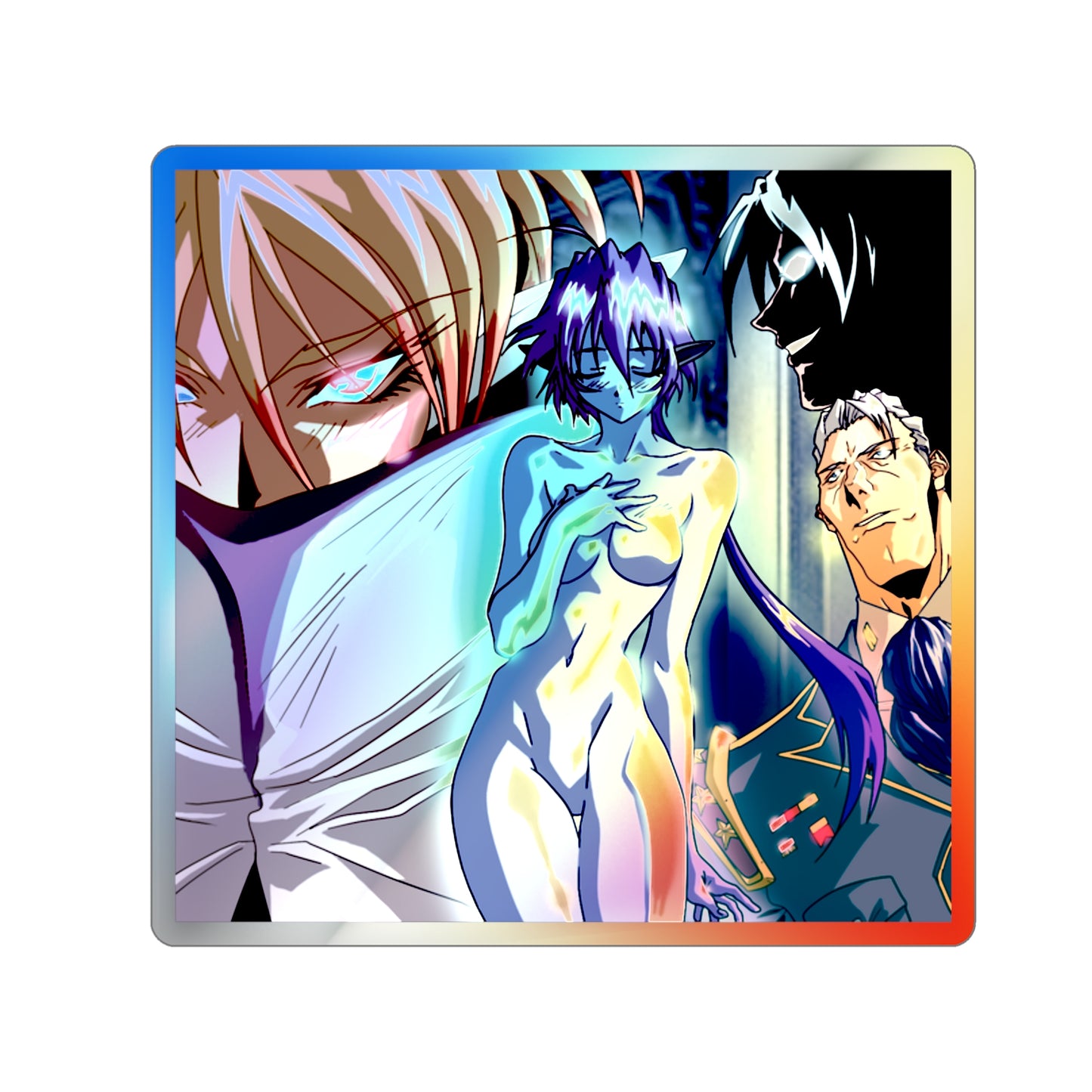 Roa OVA1 promo artwork Holographic Die-cut Stickers